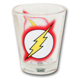 The Flash Glitter Logo Shot Glass
