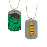 Hulk Dog Tag Necklace