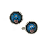 Captain America Face Cufflinks