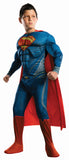 Superman Man Of Steel Deluxe Muscle Chest Child Costume