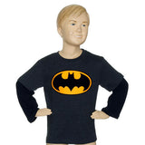 Batman Logo Two Color Long Sleeve T-Shirt