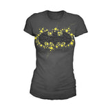 Batman Starry Logo Juniors Womens T-Shirt
