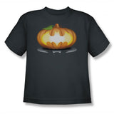 Batman Halloween Pumpkin Bat Logo Kids/Youth T-Shirt