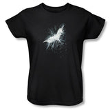 Batman Dark Knight Rises Teaser Poster Womens T-Shirt