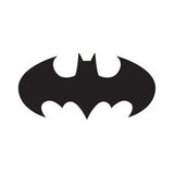Batman Black Logo Vinyl Rub-On Sticker