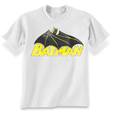 Batman Distressed Caped Logo Mens T-Shirt