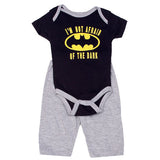 Batman Not Afraid Of The Dark Infant Onesie Pants Set