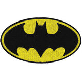 Batman Logo Large Embroidered Iron-On Patch