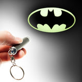Batman Batsignal Logo Flashlight Keychain