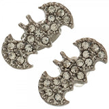 Batman Logo Bling Stud Earrings