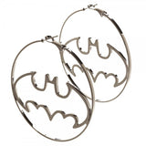 Batman Logo Hoop Earrings