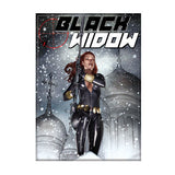 Black Widow Snow Magnet