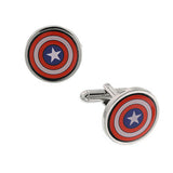 Captain America Shield Cuff Links
