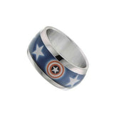 Captain America Shield Mens Ring