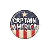 Captain America Stars and Stripes Button