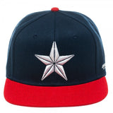 Captain America Winter Soldier Star Snapback Cap