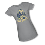 Batman Classic 1966 TV Catwoman Mee-Yow Juniors T-Shirt