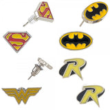 Justice League Enamel Earrings Set