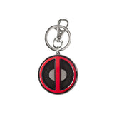 Deadpool Logo Pewter Keychain