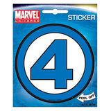 Fantatstic Four Logo Die Cut Sticker