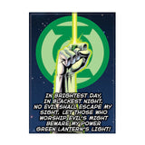 Green Lantern Oath Magnet