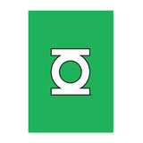 Green Lantern Logo Tapestry Poster
