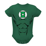 Green Lantern Costume Logo Infant Onesie