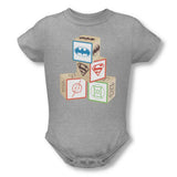 Justice League Blocks Infant Onesie