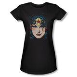 Wonder Woman Head Juniors T-Shirt
