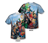 Justice League Of America Sublimation Mens T-Shirt