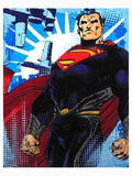 Superman Man Of Steel Fleece Throw Blanket