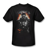 Superman Man Of Steel Kneel Mens T-Shirt
