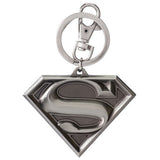Superman Shield Logo Pewter Key Chain