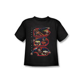 Superman Man Of Steel Triple Action Kids T-Shirt