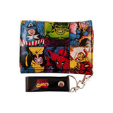 Marvel Heroes Collage Chain Wallet