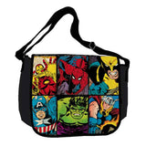 Marvel Heroes Grid Messenger Bag