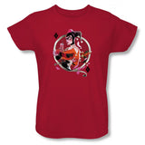 Harley Quinn Q Womens Red T-Shirt