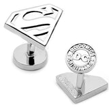 Superman Silver Logo Cufflinks