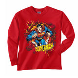 Superman Wall-Buster Long Sleeve T-Shirt