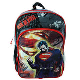 Superman Man Of Steel Gray/Black Backpack