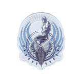 Silver Surfer Embroidered Iron-On Patch