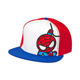 Spiderman Kawaii Flatbill Snapback Cap