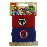 Spiderman Two Color Terry Cloth Wristband Set
