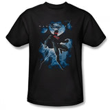 Superman Man Of Steel Steel Lightning Mens T-Shirt