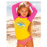 Supergirl Girls Long Sleeve Rash Guard