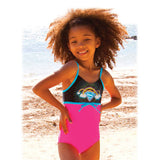Supergirl Super Rainbow Girls One Piece Swimsuit
