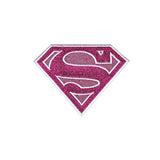 Supergirl Glitter Logo Iron-On Patch