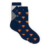 Superman All Over Logo 2-Pack Mens Socks