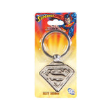 Superman Metal Logo Key Ring