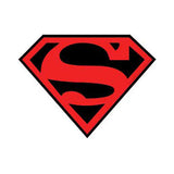 Superman Red Black Logo Sticker